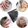 LIDOUK 12Pcs Nail Files Double Sided Emery Board (100/180 Grit)