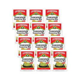 La Preferida Guacamole Seasoning Mix (The Secret to Perfect Homemade Guac) Just Add 2 Avocados, No Prep Required. Crowd-Pleasing Dip in Minutes, 1oz pkt. (Pack of 12)