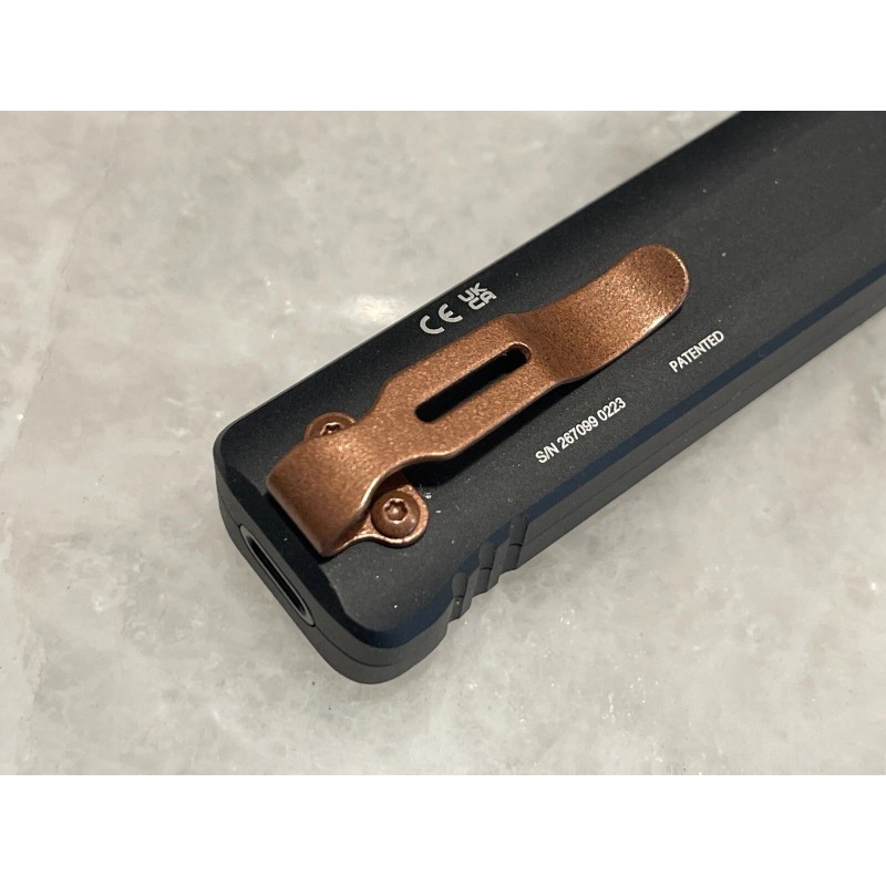 DH Copper Pocket Clip & Torx Screws For Streamlight Wedge