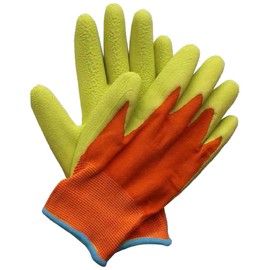 Briers Kids Junior Digger Green & Orange Gloves