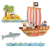 Petit Collage Color and Build Pop-Out, Pirates Playset