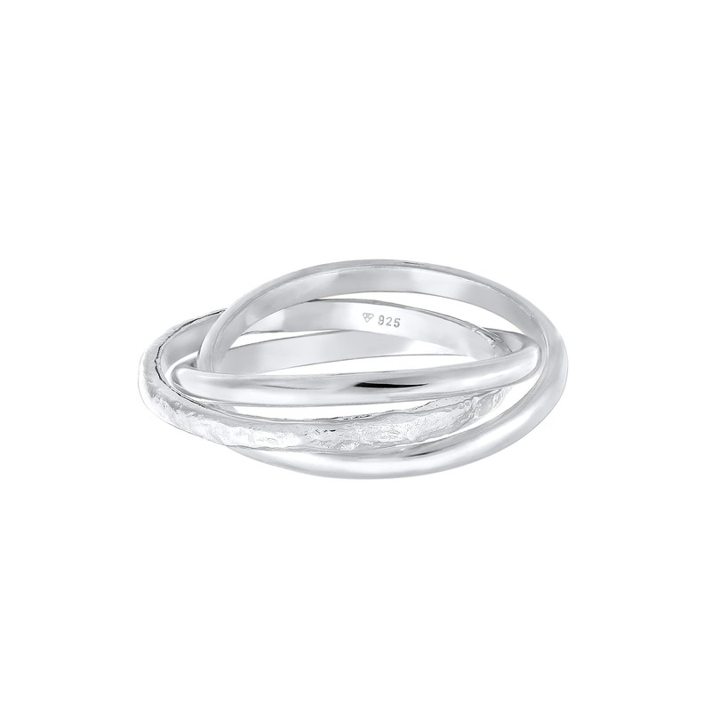 Elli Trinity Basic Classic Women's Wrap Ring in 925 Sterling