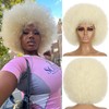 MYCNIMY Afro Wigs for Black Women 70s Afro Curly Wigs