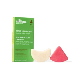 Ethique Beauty Mini Sampler Solid Shampoo & Conditioner Bar Set - Scalp Health Shampoo for itchy, dry, flakey scalps with Oatmeal