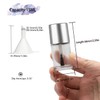 Agidea 6PCS Empty Nail Polish Bottles with Brush, Empty Refillable