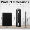 Electric Coffee Grinder Portable Conical Burr Coffee Grinder with 45