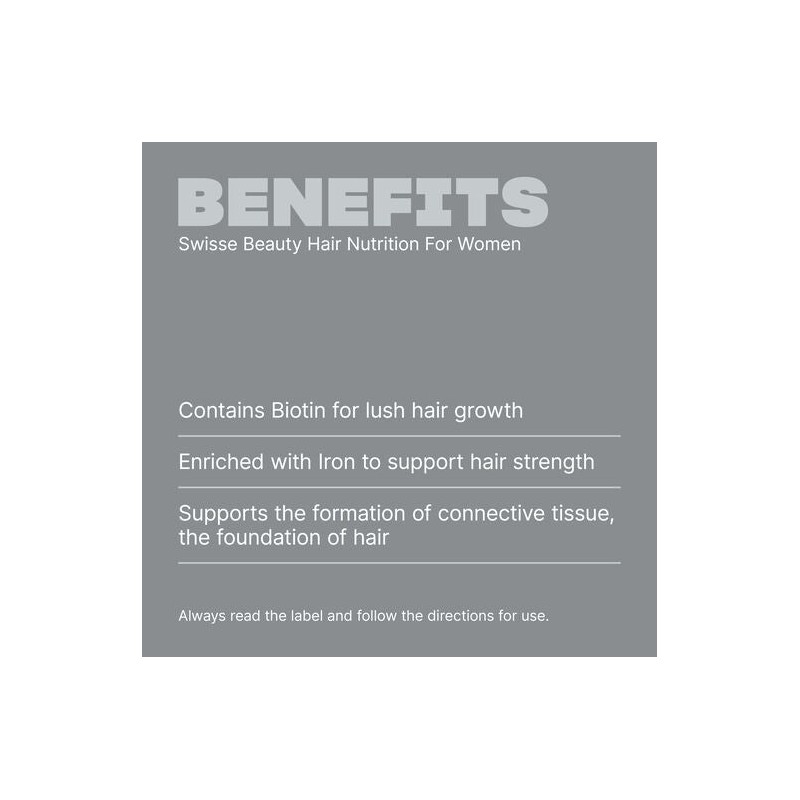 Swisse Beauty Hair Nutrition For Women 60 Capsules