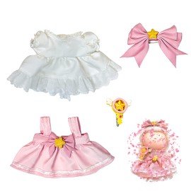 Cute 17 cm Large Doll Clothes, Mini Dolls Clothing Outfit, Clothes Dolls, Mini Plush Clothes for Dolls, Doll Clothes for 17 cm Dolls, Doll Clothes for Children Gift (D)