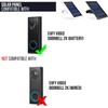 Wasserstein Weatherproof Solar Panel Compatible with eufy Doorbell (Security Wi-Fi