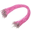 ONLYKXY 60pcs Elastic Cord with Metal End Soft Stretch Band