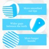 Pack of 3 Wide Tooth Combs, Portable Large Curling Comb,
