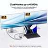 PULWTOP Displaylink Adapter, USB-C to HDMI Adapter with Dual Monitor