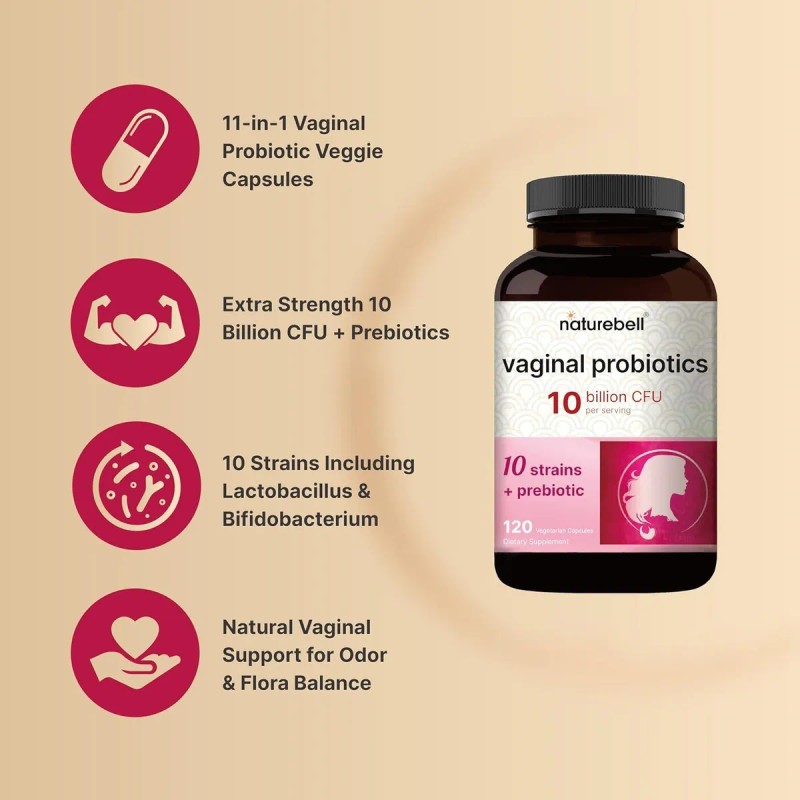 Probióticos Vaginales Naturbell 120 Caps 1g