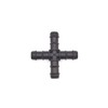 S&M 2 x Black Drip Cross 16mm 544606