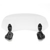Universal Motorcycle Adjustable Clip On Windscreen Wind Deflector Windshield Accessories
