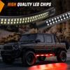 Nilight 2PCS 70 Inch Emergency Strobe Light Strip 1125 LED