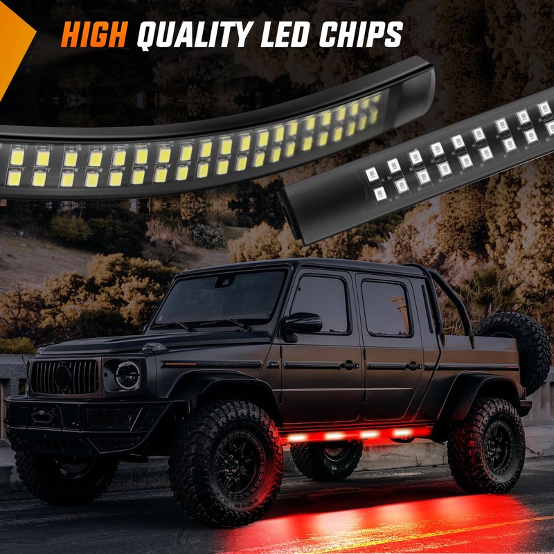 Nilight 2PCS 70 Inch Emergency Strobe Light Strip 1125 LED