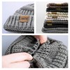 cosey - Knitted Winter Hat - Ponytail Hat with Braid