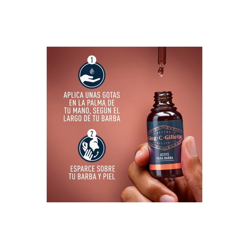Aceite Para Barba King C Gillette De 30ml