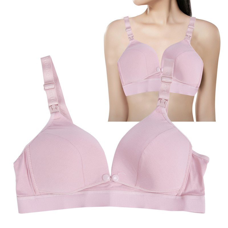 Women Nursing Bra Soft Front Closure Design Breastfeeding Maternity Wireless