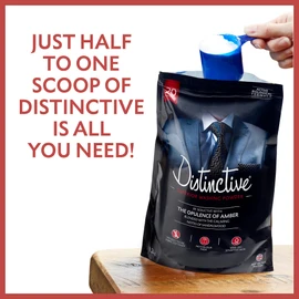 Elevate Your laundry with Distinctive/Powder Laundry Detergent/Biological Washing Powder/Masculine Opulence of Amber/Eco Laundry Detergent (Pack of 1)
