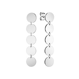 Liebeskind Berlin LJ-E-42 Stainless Steel Pendant Earrings, Stainless Steel, Silver