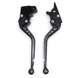 NICEDOLL CNC Clutch Brake Levers Compatible with RE Himalayan 450 2023 2024 2025, Guerrilla 450 2024-2025 Motorcycle Long Black