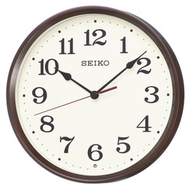 Seiko clock wall clock Atomic Analog Brown Metallic kx223b Seiko