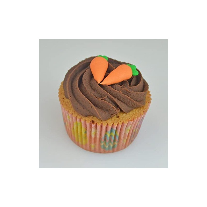 Culpitt 381 Carrot Sugar Pipings 12 Pack, 2.5 Centimetre, Orange