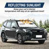 Parasol para Subaru Forester 2014-2024, protector de visera frontal de