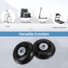 Replacement Luggage Wheels,Suitcase Replacement Wheels, 60x24mm Suitcase Wheel with Bearings