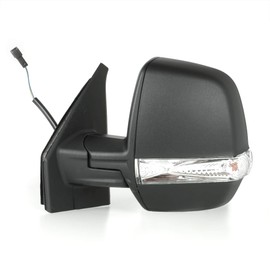 Spieg Passenger Side Mirror Replacement for 2015-2022 Ram Promaster City | Right Side View Mirror Assembly with Power Adj Heated Turn Signal Light Temperature Sensor| Paint to Match 8 Pins