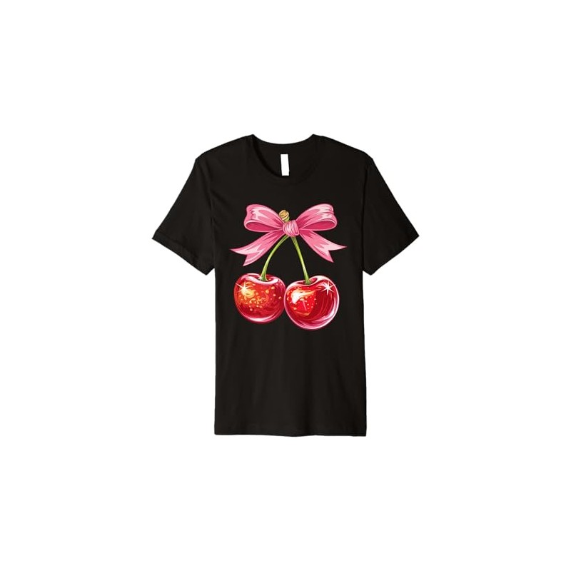 Cute Cherries | Cherry Bow | Cherry Fashion Premium T-Shirt