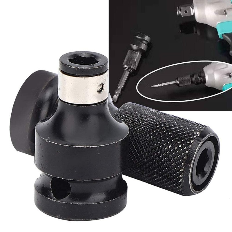 LiebeWH 2 x Socket Adapters 1/2 Inch Square Drive to