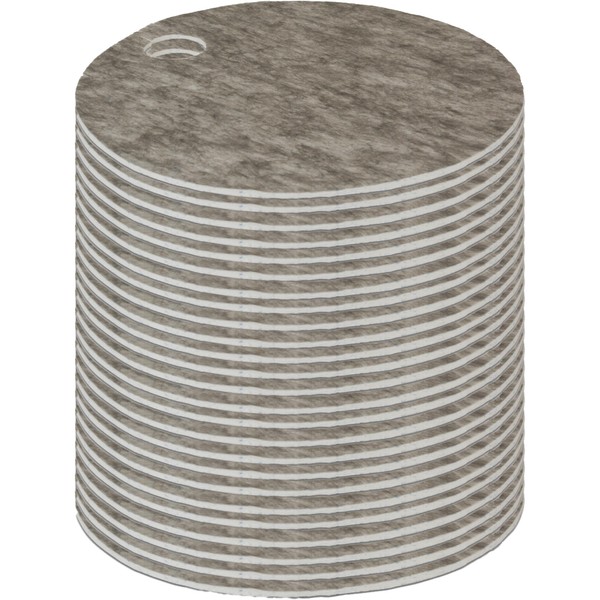 CHEMSORB Universal Absorbent Drum Top Pads, 25 Pack Box