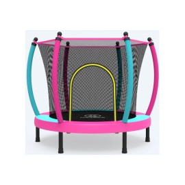 Zoshine 60-Inch Brinquedos Infantil Multicolored Outdoor Sports Fitness Trampoline Polypropylene PVC Home Use Toy Safe for KidsColor: Pink