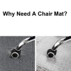 Kuyal Office Chair Mat for Carpeted Floors, Heavy Duty, Transparent