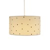 VERTBAUDET Beige / Multi Coloured Polka Dot Embroidered Pendant Light