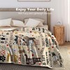 INTEKLY Cat Gifts Blanket Cute Kitten Pet Throw Blanket for