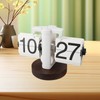 Flip Desk Clock Retro Single Sided Battery Powered Retro Vintage