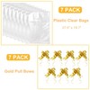 DEAYOU 6 Pack Baskets for Gifts Empty, Sturdy Kraft Basket