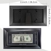GMFrames Black Dollar Bill Frame with Black Mat or Display