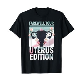 Retro Farewell Tour Uterus Edition Hysterectomy Recovery T-Shirt
