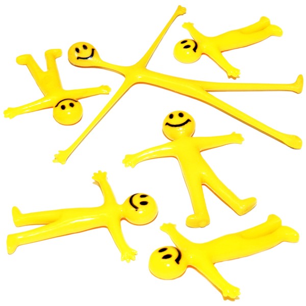 50Pk Yellow Stretchy Men Party Bag Fillers for Kids Unisex