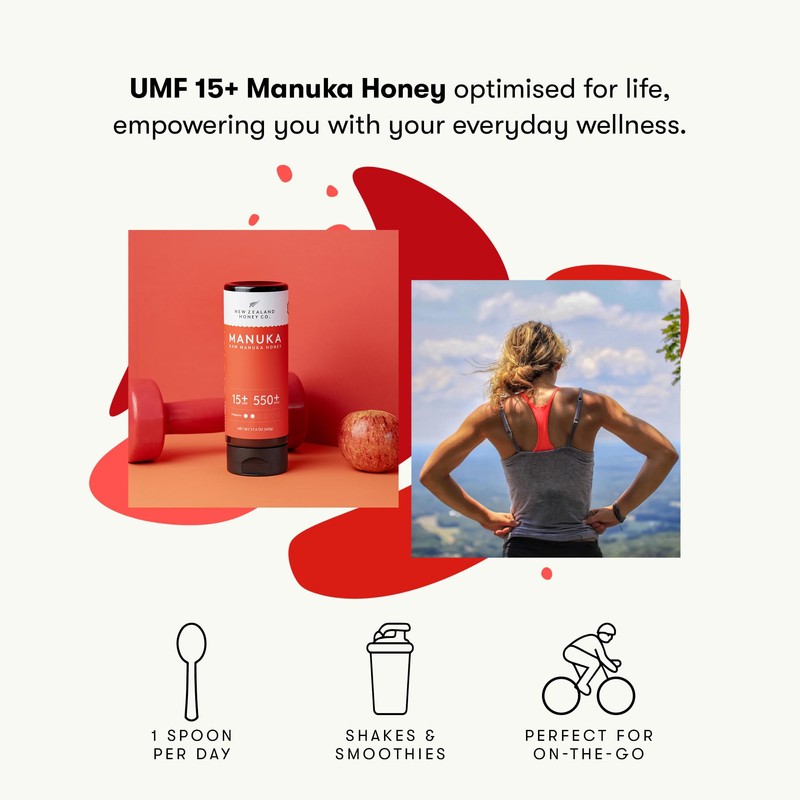 New Zealand Honey Co. Manuka Honey UMF 15+ Squeezy |