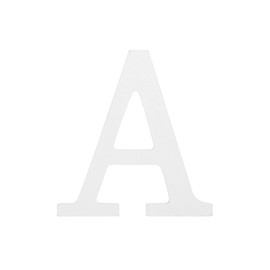 sourcing map Unfinished Wooden Letters A 4.3 Inch Sign Decoration for Walls DIY Craft Projects