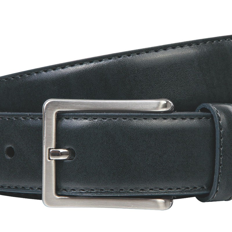 Mens Leather Belt / Mens Belt LINDENMANN, XXL, black, 919
