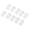 100Pcs Network Crystal Heads Gold Plated Strong Toughness Cable Connectors