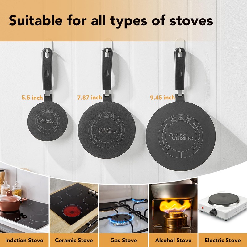 Stainless Steel Heat Diffuser for Electric Glass Gas Ceramic Cooktop,