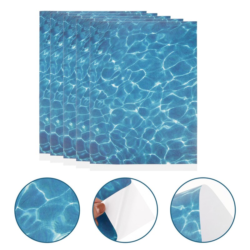 SEWACC Ripple Water Sheet 5 Sheets of DIY PVC Artificial